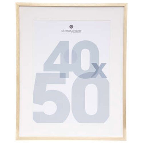 Cadre Photo en Verre "Manu" 40x50cm Or