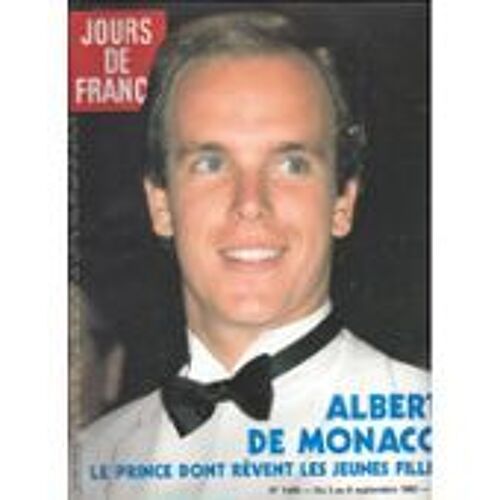 Jours De France 1496 Albert De Monaco, Isabelle Huppert, Mireille Darc, Bruno Crémer, Gabrielle Lazu