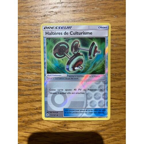 (556) Haltères De Culturisme 113/147 Pokemon