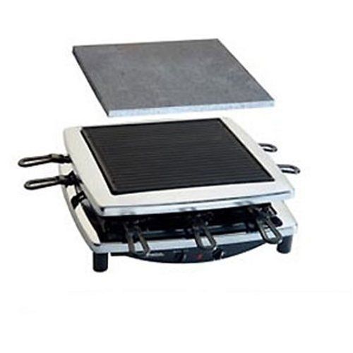 Steba RC 3 Plus Chrom - Raclette/grill/pierre à griller - 1.5 kWatt