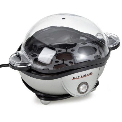 Gastroback Design Eggcooker - Cuiseur à ufs - 350 Watt - noir/chrome