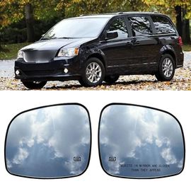 Gauche - Rétroviseur Latéral Chauffant En Verre, Pour Dodge Grand Caravan Et Chrysler Town & Country, 2008 ¿ 2016