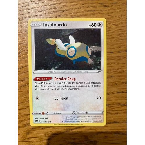 (658) Insolourdo 137/189 Pokemon