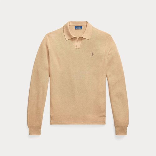 Pull Col Polo En Maille De Coton Piqué