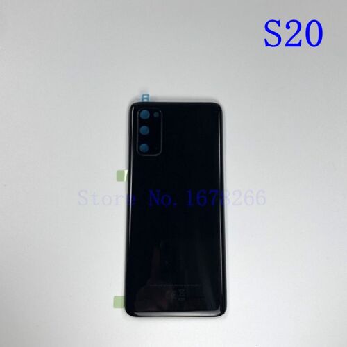 S20 Black - Coque Arrière En Verre Pour Samsung Galaxy