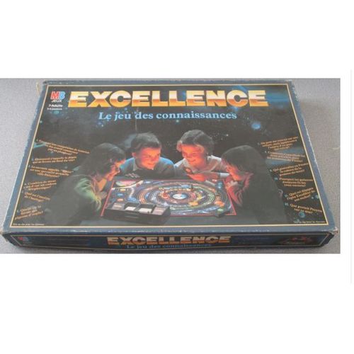 Excellence - Le Jeu Des Connaissances - De 7 Ans À Adulte - 2 À 6 Joueurs -1984 M B Jeux