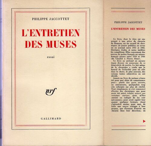 L'entretien Des Muses