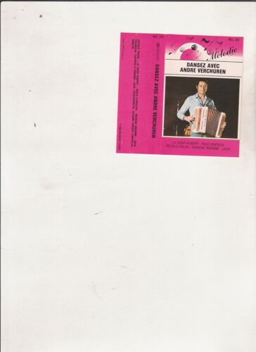 Cassette Audio -Dansez Avec André Verchuren:Saint Hubert,Paso Oriental,Marche Indienne,Etc..