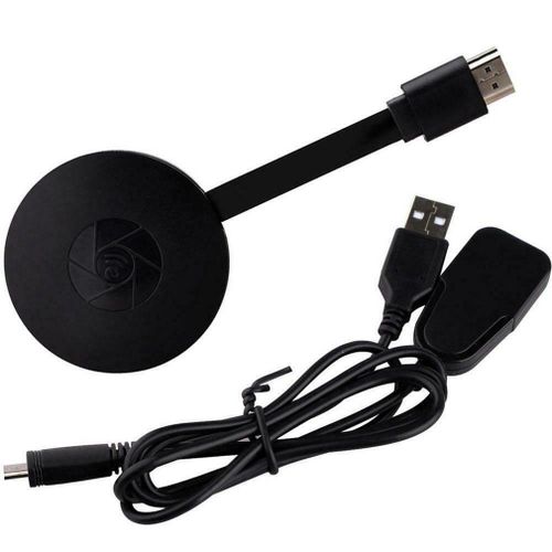 1080P HDMI compatible avec les supports vidéo pour Airplay 2ème génération Chromecast + Noir