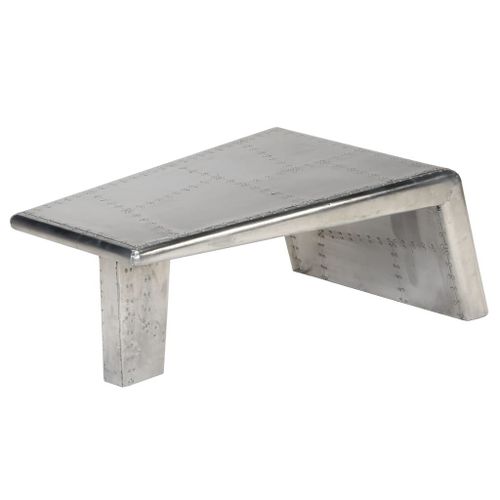 Vidaxl Table Basse Aviator Style D'avion Vintage Aluminium