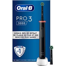 Braun Oral-B Pro 3 3000 Crossaction Black Edition - Brosse A Dents À Dents Électrique