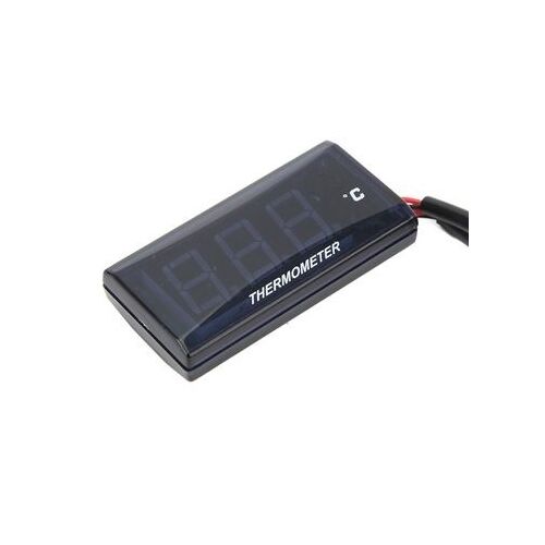 Jauge Universelle De Température D'eau Super Mince D'affichage À Cristaux Liquides De Dc12v De Moto Avec Qp15332