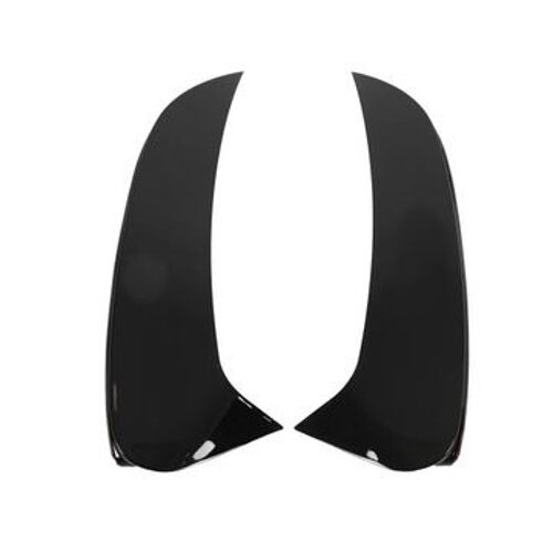 Spoiler De Ventilation De Pare-Choc Arrière, 2 Pièces, Gauche Droite, Noir Qp13404