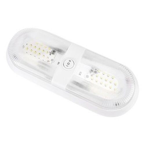 Lampe À La Maison De Plafonnier De Rv De Double Dôme 4500k Led Qp12537