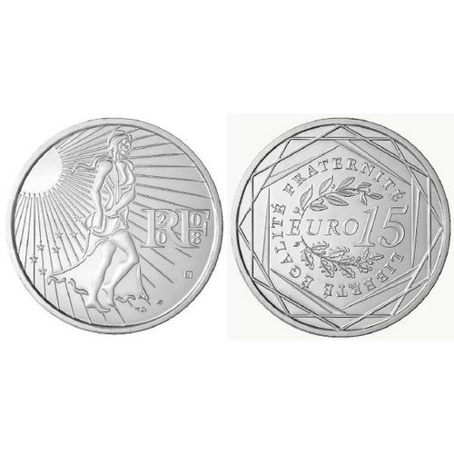 Pièce En Argent De 15 