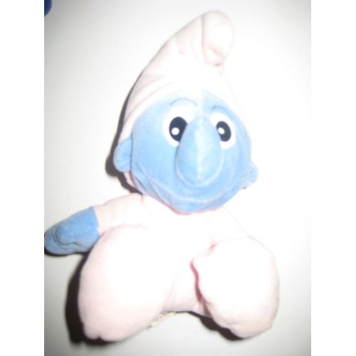 Doudou Bébé Schtroumpf Rose Et Bleu Giocattoli Sicuri