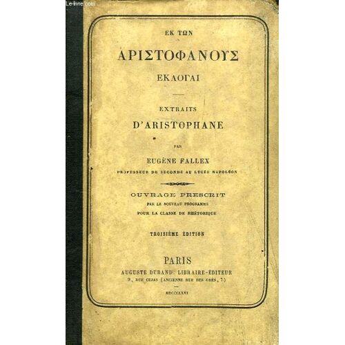 Extraits D'aristophane