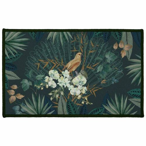 Tapis Déco Imprimé "Matinea" 50x80cm Vert