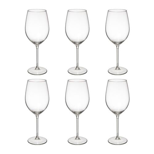 Lot De 6 Verres À Eau "Lina" 54cl Transparent