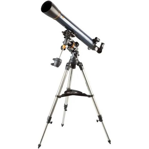 Celestron 21064 AstroMaster 90EQ Refractor Telescope, Dark Blue