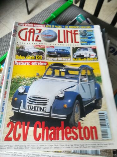 Gazoline 25 De 1997 2cv6 Charleston,Peugeot 404 Break,Fiat Abarth 1000 Tc,Volvo 120,Matra 530 Sx,Chenard Et Walcker,Trautmann
