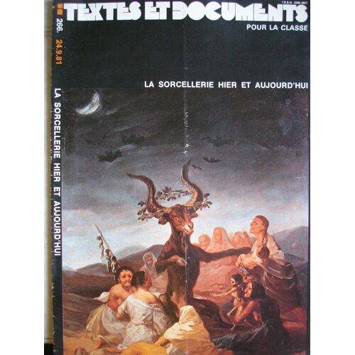Tdc N° 266 : La Sorcellerie Hier Et Aujourd'hui