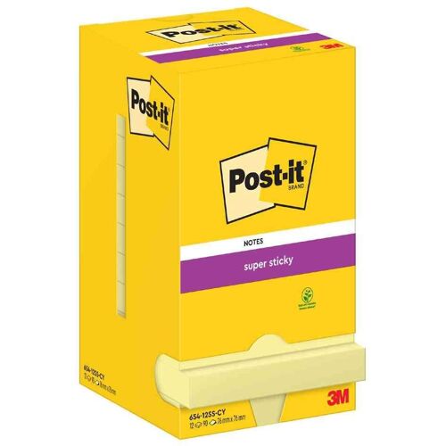 Post-It Bloc-Note Adhésif Super Sticky Notes, 76 X 76 Mm