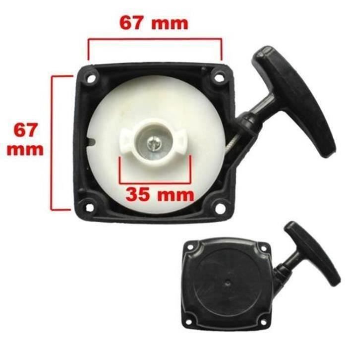 ZAMDOE Lanceur Manuel Universel Pour Débroussailleuse Taille-haie Tondeuse à Gazon Accessoires F34 TU26 1E34F 22 CC, 26 CC, 36 CC Pour Mitsubishi CG260 BC260 Pour Husqvarna 226RJ