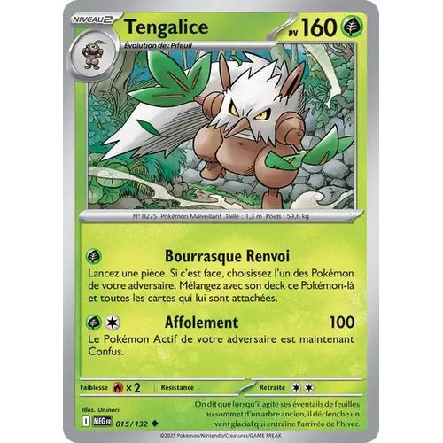 Carte Pokémon - Tengalice - 015/132 - Méga-Evolution