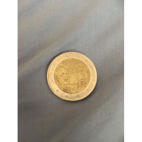 Pièce De 2€ 70 Ans Appel 18 Juin 2010