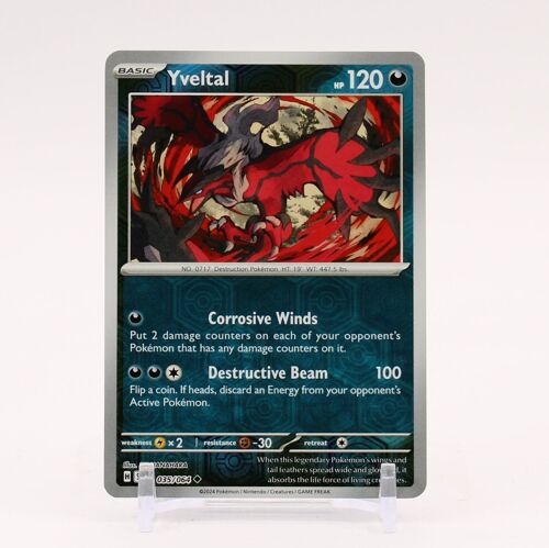 Pokémon 035 / 064 Yveltal Reverse Fable Nébuleuse Ev6.5
