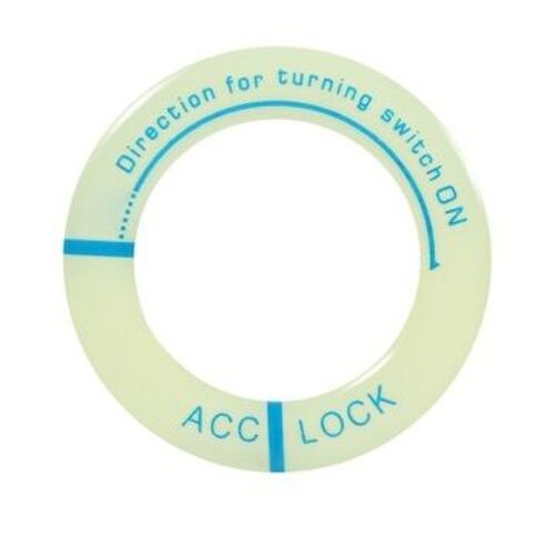 Couvercle Rond De Porte-Clés De Commutateur D'allumage Lumineux De Moto De Voiture Qp29932