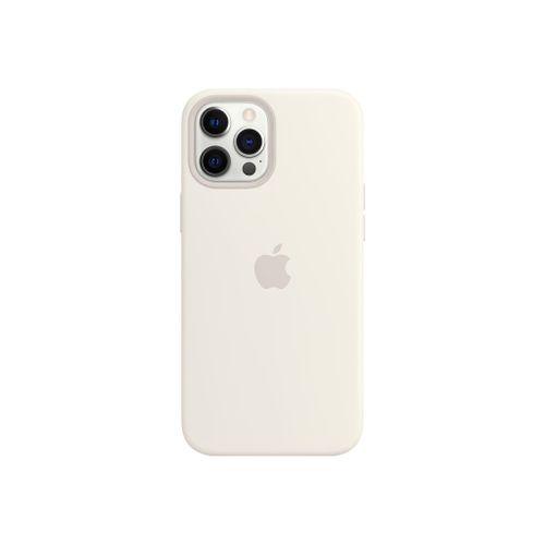 Apple - Coque De Protection Pour Téléphone Portable - Avec Magsafe - Silicone - Blanc - Pour Iphone 12 Pro Max