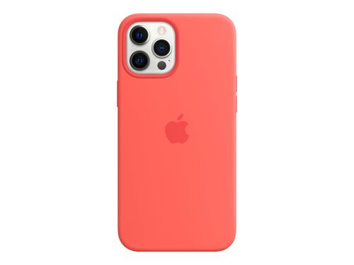 Apple - Coque De Protection Pour Téléphone Portable - Avec Magsafe - Silicone - Agrumes Roses - Pour Iphone 12 Pro Max