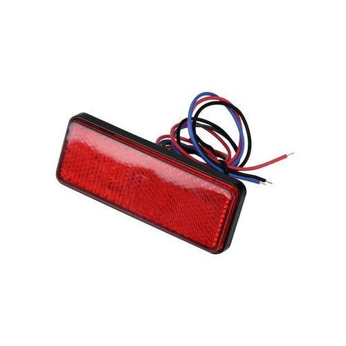 Phare Led Rectangulaire Universel Pour Moto, Scooter, Cyclomoteur, Feu Arrière Qp29013