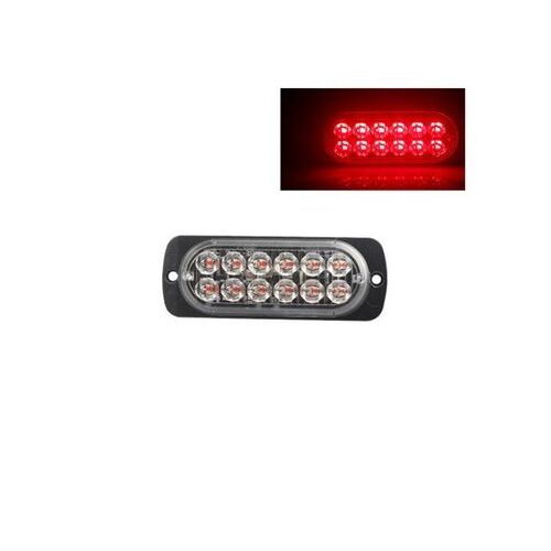12 Led Camion Voiture Flash Stroboscopique Voyant D'avertissement D'urgence 12-24 V Côté Qp27996