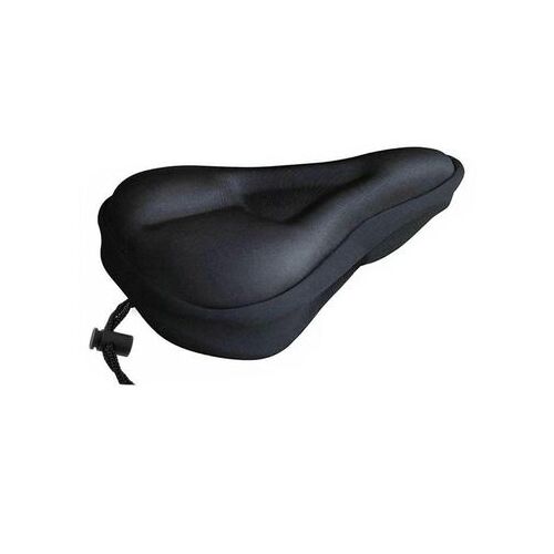 Housses De Siège De Vélo, Coussin Ergonomique Noir En Éponge Pour Qp27866
