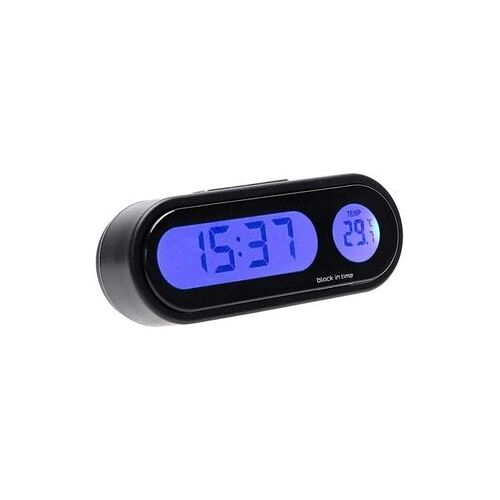 Thermomètre D'horloge De Voiture 2 En 1, Rétro-Éclairage Led, Décoration Intérieure Qp27509