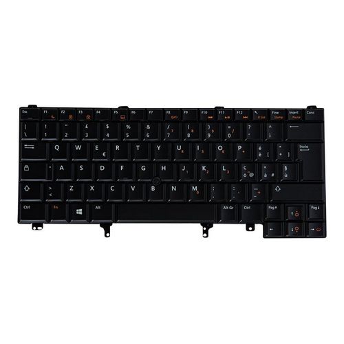 Origin Storage - Clavier - rétroéclairé - Italien - pour Dell Latitude E7450