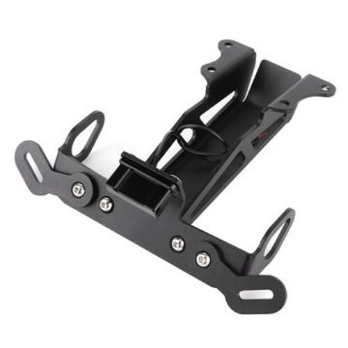 Un Support Pour Monter La Plaque D'immatriculation Arrière D'une Moto Avec Une Led Blanche Qp9948
