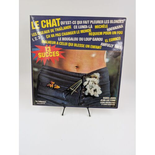 Vinyle 33 Tours 13 Succès : Le Chat (Qu'est-Ce Qui Fait Pleurer Les Blondes…) Daniel Janin & Jean-Luc Ferré En Fourreau