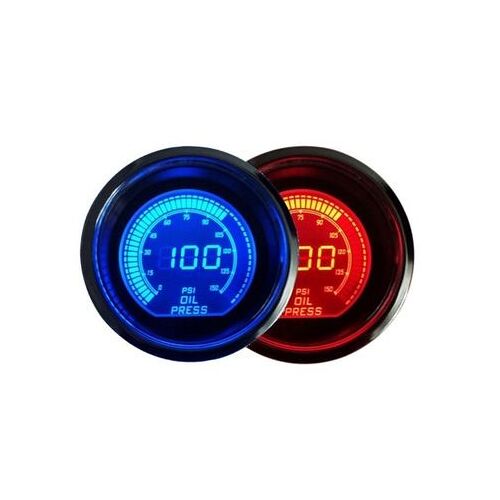 Manomètre D'huile Universel Pour Série Evo 12v 52mm 0-150psi Bicolore Qp9112