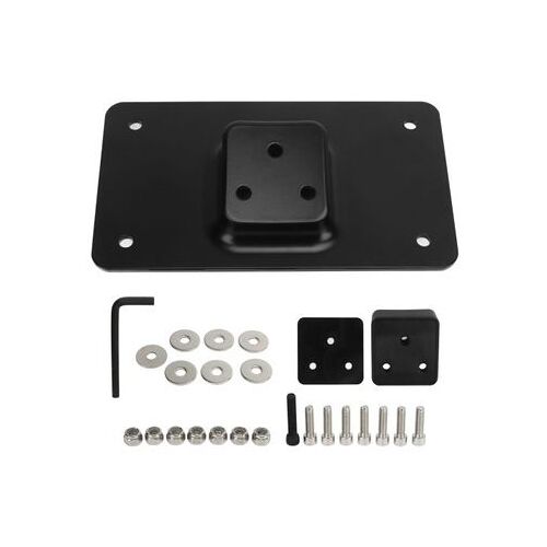Support De Plaque D'immatriculation À 3 Trous Support De Montage En Acier Qp9161
