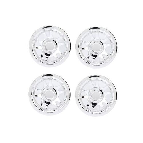 4 Pièces 8 Pouces Enjoliveurs De Chariot De Golf Couvercle De Roue Chromé Qp4263