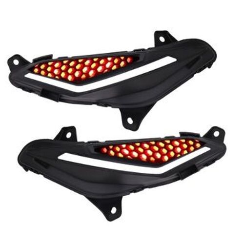 Indicateur De Moto Gauche Droite Étanche, 2 Pièces, Lumière Led Très Brillante Qp4033