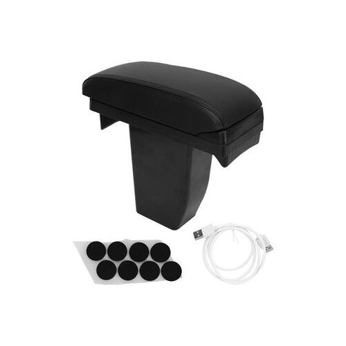 Compartiment De Rangement Pour Accoudoir De Console Centrale 3 Interface Usb Double Couche Qp4693