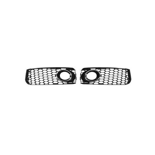 1 Paire De Calandre Antibrouillard Avec Finition Chromée Qp6107