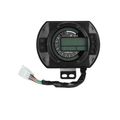 Compteur Kilométrique Numérique Universel Lcd Dc12v 0-199 Km/H (Mile) Qp4237