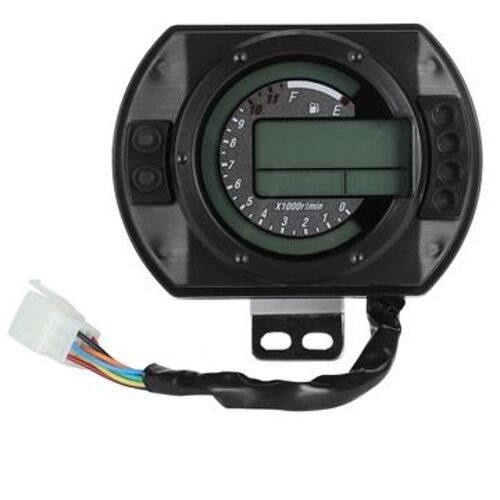 Compteur Kilométrique Numérique Universel Lcd Dc12v 0-199 Km/H (Mile) Qp4237