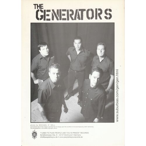 Generators: - Photo Allemagne- People Like You Records